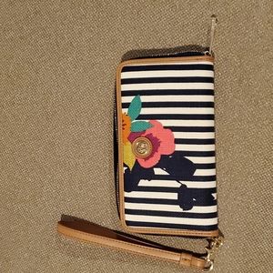 Spartina 'Shelter Cove' zip around wallet wristlet